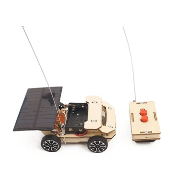DIY CILMES Apkopot Saules Tālvadības pults RC Auto Modelis Izglītības Rotaļlietas, Zinātne, Tehnoloģijas, Auto Rotaļlietu Komplekts Bērniem Dāvanas