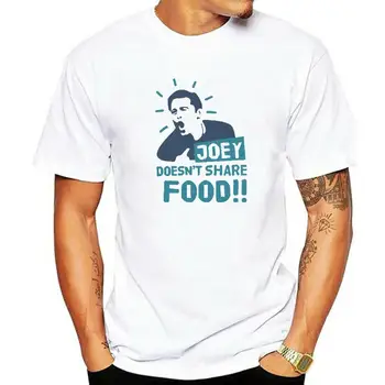 TV T Krekls Parādīt Draugiem Joey nav Daļa Pārtikas Apaļu Kakla Vintage Lakrosa Vīriešu T-Krekli ar Īsām Piedurknēm t-krekli, Kokvilnas