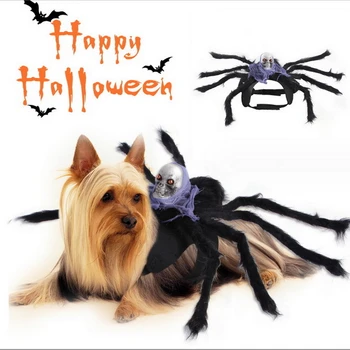 Halloween Drēbes Pet Spider Krūtīm Atpakaļ Kaķiem un Suņiem, Maziem un Vidējiem Transformācijas Apģērbu Vairākas Krāsas