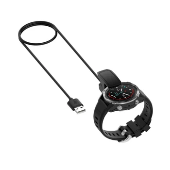 Smartwatch Doks Portatīvo Lādētāja Adapteri USB Ātrās Uzlādes Kabelis Vadu Stieples Piemērots Garmin Nolaišanās Mk2 Mk2i rokas Pulkstenis