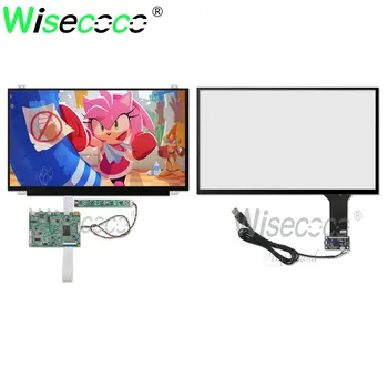 Wisecoco 15.6 Collu 1920x1080 Touch LCD Displejs Klēpjdatoru Aveņu Pi Ekrāna EDP 30Pins LCD Panelis