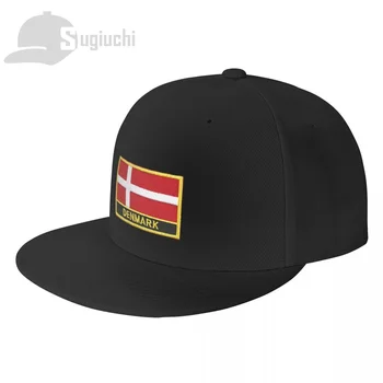 Dānija Valsts Karogu Izšūšana Logotipu Beisbola Cepure Vīriešiem, Sievietēm Vasarā Unisex Hip Hop Cepures Kokvilnas Snapback Golfa Cepuri Trucker Vāciņi