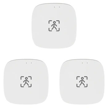3X Zigbee Cilvēka Klātbūtni, Kustības Sensors Ar Apgaismojumu/Attāluma Noteikšanas 5/110/220V Tuya Smart Life Mājas Automatizācijas