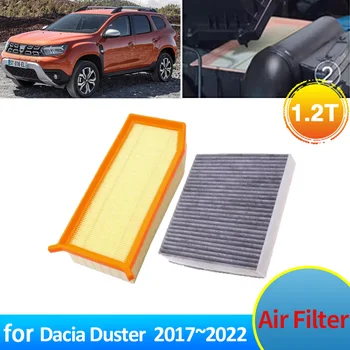 par Renault Dacia Duster II 2017 2018 2019 2020 2021 2022 HM Piederumi 1.2 T Gaisa Filtrs Ieplūdes Motora Filtrs, Kondicionieris Režģis