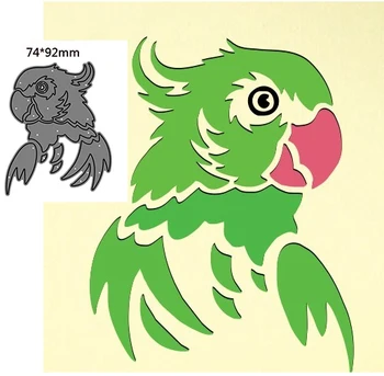 Dzīvnieku Papagailis Formas Metāla Griešanas Mirst DIY Scrapbooking Apdare CraftsLace