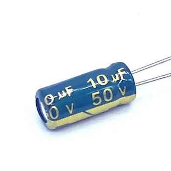 110pcs/daudz 50V 10UF alumīnija elektrolītisko kondensatoru izmērs 4*7 10UF 20%