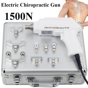 1500N Elektriskā Chiropractic Ieroci Masāža Chiropractic Pielāgojot Instrumentu, 8 Galvas, Mugurkaula Korekcijas Stipruma Regulēšana Massager