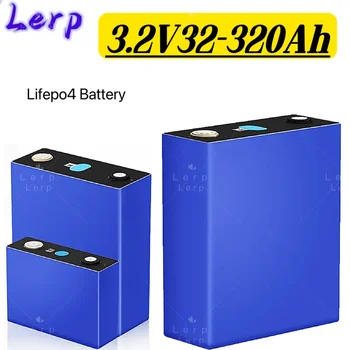 Bateria Lifepo4 com barradores, 3.2 V, 32Ah, 320Ah, 12V, 24V, 48V, 60V, 72V, DIY, pilhas para o barco, de carro gulf, rv