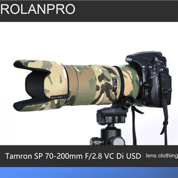 ROLANPRO Objektīva Vāciņu, lai Tamron SP 70-200mm F2.8 Di VC USD (A009) Maskēties Objektīvs Apģērbu, Lietus Pārsegs Objektīva Lieta