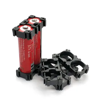 2 18650 Litija baterija Akumulatora korpusa Cilindriskās Turētājs Turētājs DIY Akumulatoru