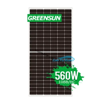 10000 watt Greensun 560W 550W 540W Monokristālu Saules Panelis Mājas Sistēma ar Pilnu Sertifikāti