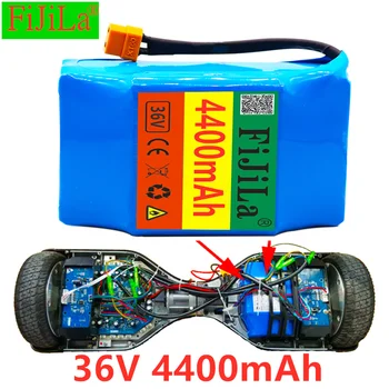 100% Jauns 10S2P 36v litija-jonu akumulators 4400 mAh 4.4 AH akumulatoru elektriskajiem self-iesūkšanas hoverboard unicycle