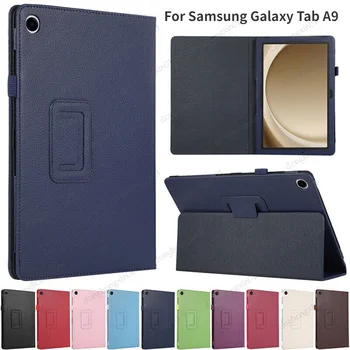 Samsung Galaxy Tab A9+ A9 Plus 11inch 2023 Gadījumā PU Ādas Vāks Priekš Samsung Galaxy Tab A9 8.7 2023 SM-X110 SM-X115