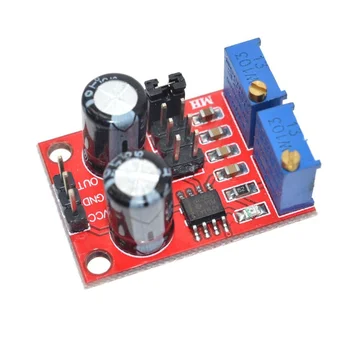 NE555 Pulsa Frekvence, Cikls ir Regulējams Modulis 10kHz -200kHz Kvadrātveida Vilnis Signālu Ģenerators, Lai Arduino DIY Komplektu Stepper Motor