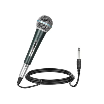 Profesionālā Rokas Vadu Microfone Mikrofons Dinamiskais Mikrofons priekš Karaoke Live Vokālo Sniegumu Microfone