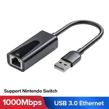 1000 Mb / s USB C Ethernet USB-C RJ45 Lan Adapteris Priekš MacBook Galaxy S9/S8/9. pielikums C Tipa Tīkla Karte USB Ethernet