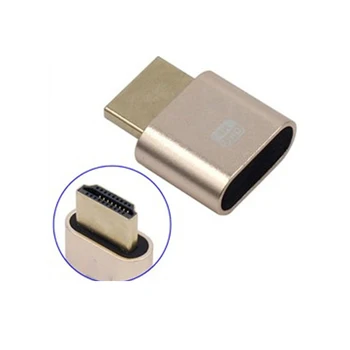 VGA Virtuālo Displeja Adapteri ar HDMI saderīgas DDC EDID lelli plug Galvām Spoku Reklāmas Emulatora Bloķēšanas plāksnes 1920x1080 @60Hz