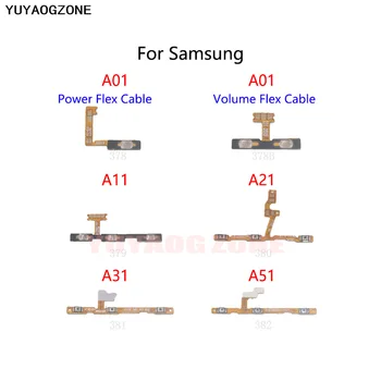 Barošanas Slēdzis, Skaļuma regulēšanas Poga Mute On / Off Flex Kabelis Samsung Galaxy A01 A11 A21 A215 A31 A315F A41 A51 A515F A71 A715F