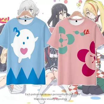 ZOMBIE ZEMES SĀGA 3D Druka, T-krekls Vasaras Modes Apaļu Kakla Īsām Piedurknēm Populāro Japāņu Anime Streetwear Plus Lieluma