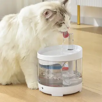 Automātiskā Pet Cat Ūdens Strūklaka 160ml 3 Plūsmas Režīmi Smart Ūdens Plūsmas Režīmi Pet Strūklakas, Laistīšanas Aizsardzības Klusums Kaķis Suns