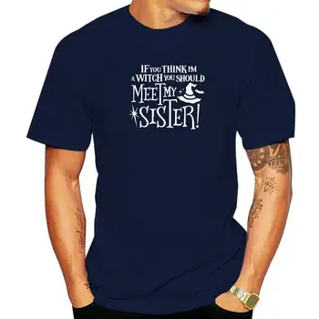 Māsa Ragana Smieklīgi, Brāļi Un Māsas, Dvīņi Halloween Kostīms, Krekls, T-Krekls Vasaras Topi Krekls Vīriešiem Pārdošanā Kokvilnas T Kreklu Dizains