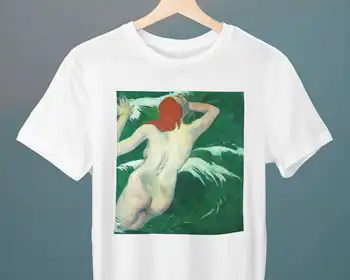 Viļņiem Ondina Paul Gauguin Unisex T-krekls Māksla