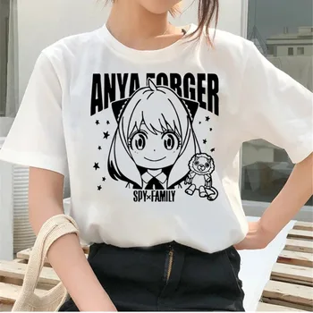 Anime Spiegu X Ģimenei T-krekls Sievietēm Grunge Karikatūra Harajuku Vasaras Tīras Kokvilnas T Krekls Manga Aņa Grafiskais Meitene Lakrosa Sieviešu Apģērbs