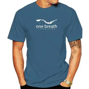 Smieklīgi Vienā Elpas Freediving Vintage Niršanas T Krekli Grafiskais Kokvilnas Streetwear Īsām Piedurknēm O-veida Kakla Harajuku Lielgabarīta T-krekls Vīriešiem