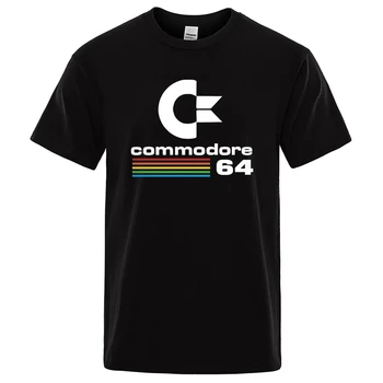 2023 Vasaras Commodore 64 Druka T Kreklu C64 SID Amiga Retro Atdzist Dizaina Iela Īsām Piedurknēm Top Tee Kokvilnas Apģērbi Vīriešu T-krekli