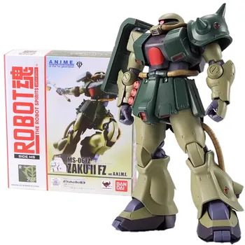 Bandai Patiesu Attēls Gundam Modeļa Komplekta Robots Gari MS-06FZ Zaku II Fz Kolekcija Gunpla Rīcības Attēls Modelis Rotaļlietas Zēns Dāvanas