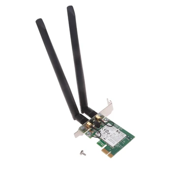 WiFi Tīkla Adapteris Karte Atheros AR9280 2.4&5G 300Mbps PCIE 802.11 abgn Desktop PC FreeDriver onHackintosh
