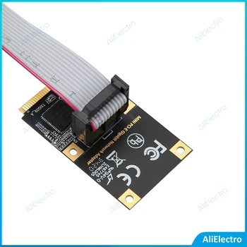 Gigabit Ethernet Mini PCI Express, PCI-E Tīkla Kontrollera Karti 10/100/1000Mbps RJ45 LAN NIC Karte Intel/I211AT Chipset