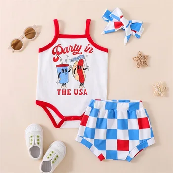 3Pcs Vasaras Baby Girl Apģērbu Komplekti Zīdaiņiem Jaundzimušo Piedurknēm Romper Topi Īsās Bikses ar Galvu Cietā Bērnu Apģērbs no 0-12M