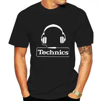 Technics T Krekls Dj 1200 Vinilplašu Mūziku House, Techno Elektronisko Hip Hop Jaunās O-veida Kakla Saules staros T-Krekls top tee 01